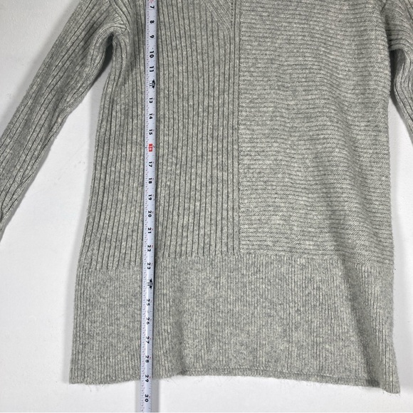 Lou & Grey Women’s Sweater Pullover Mock Neck Oversize Tunic Size SX Gray - Picture 11 of 13